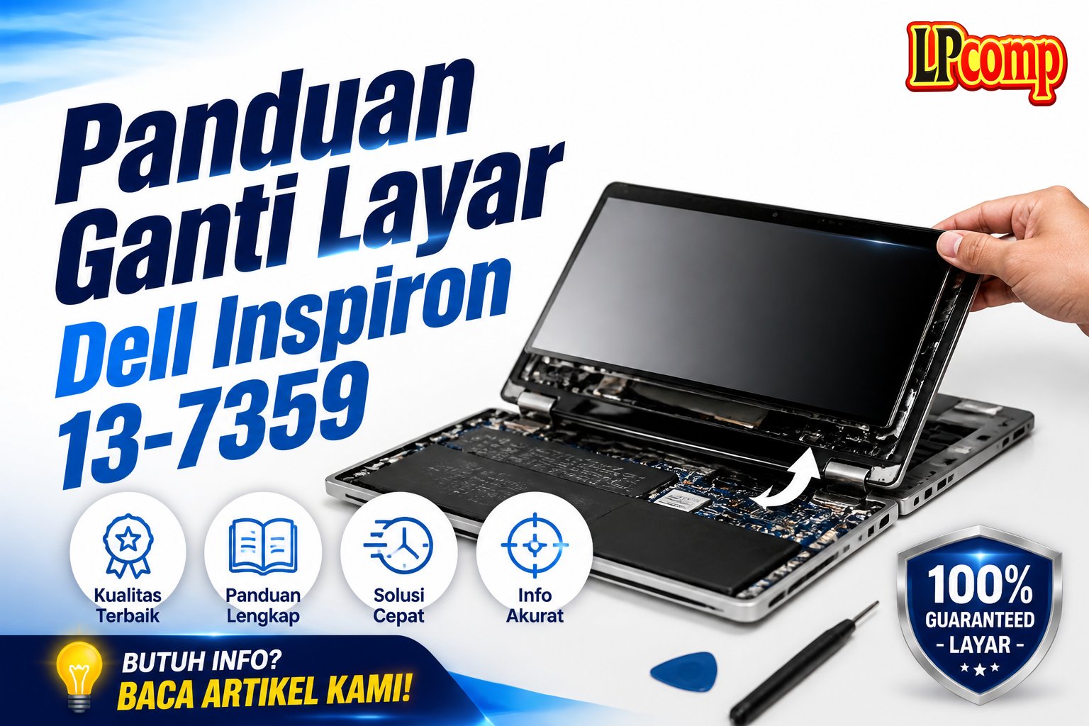 Panduan Ganti Layar Dell Inspiron 13-7359
