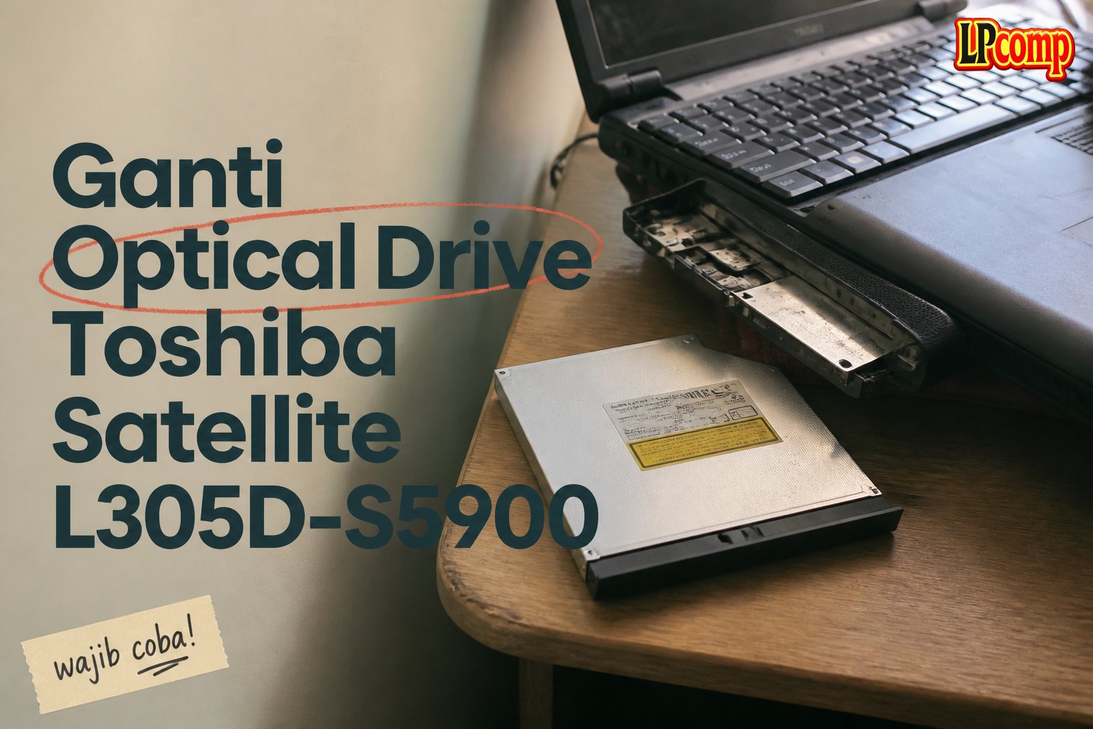 Ganti Optical Drive Toshiba Satellite L305D-S5900