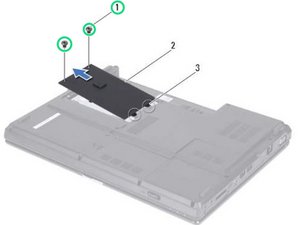 Langkah 1 — Hapus Screws di Bagian Bawah Laptop
