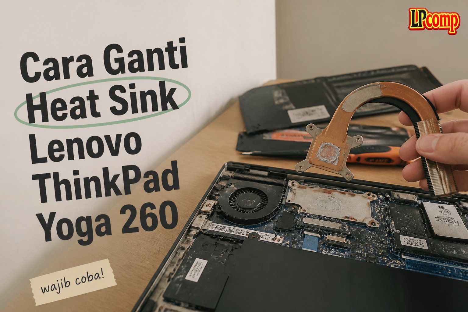 Cara Ganti Heat Sink Lenovo ThinkPad Yoga 260