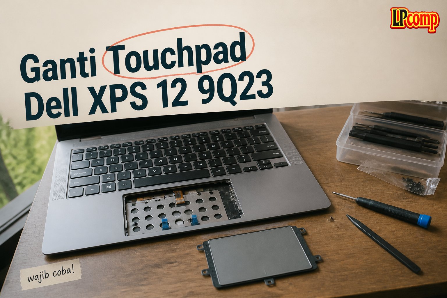 Ganti Touchpad Dell XPS 12 9Q23