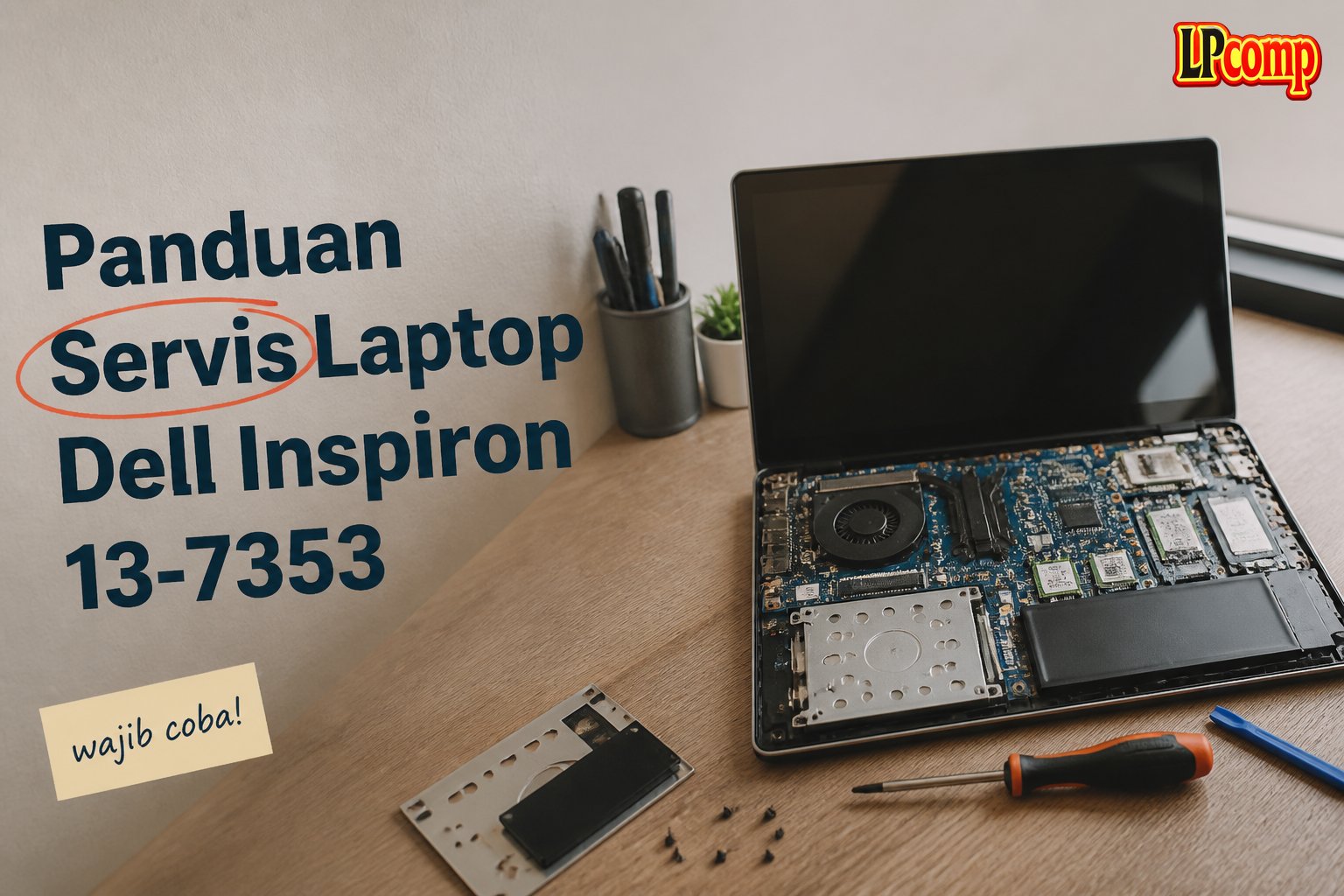 Panduan Servis Laptop Dell Inspiron 13-7353