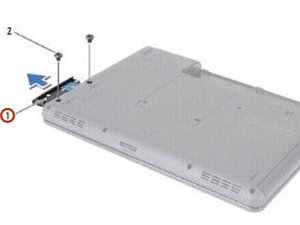 Langkah 2 — Tarik Hard Drive Assembly