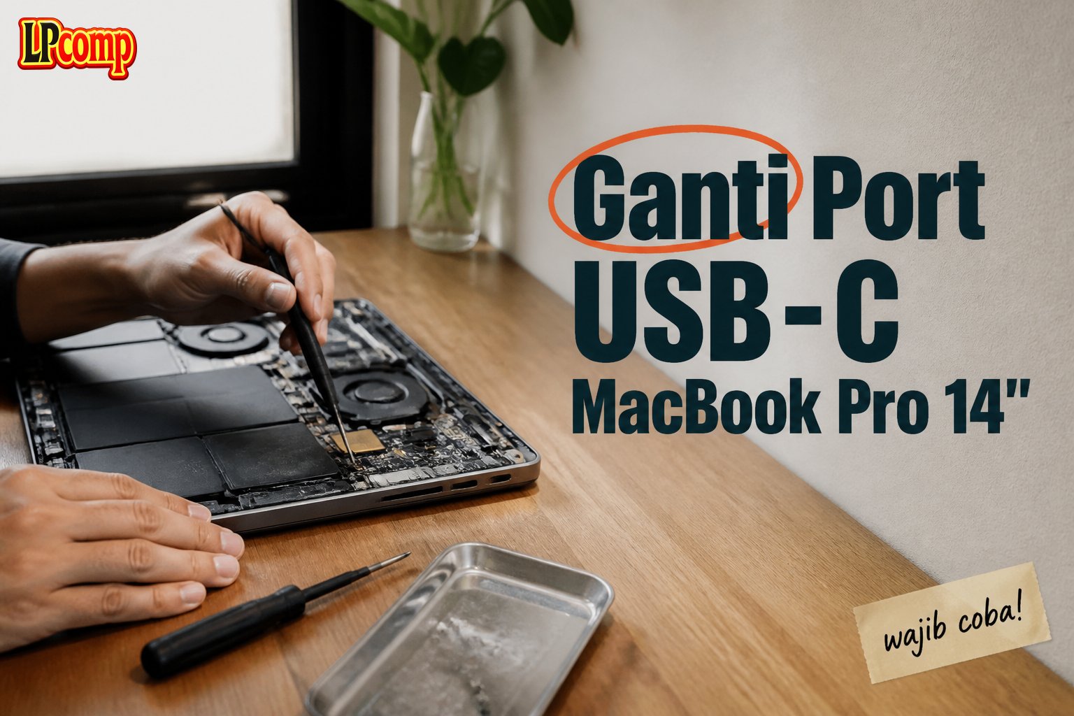 Ganti Port USB-C MacBook Pro 14"