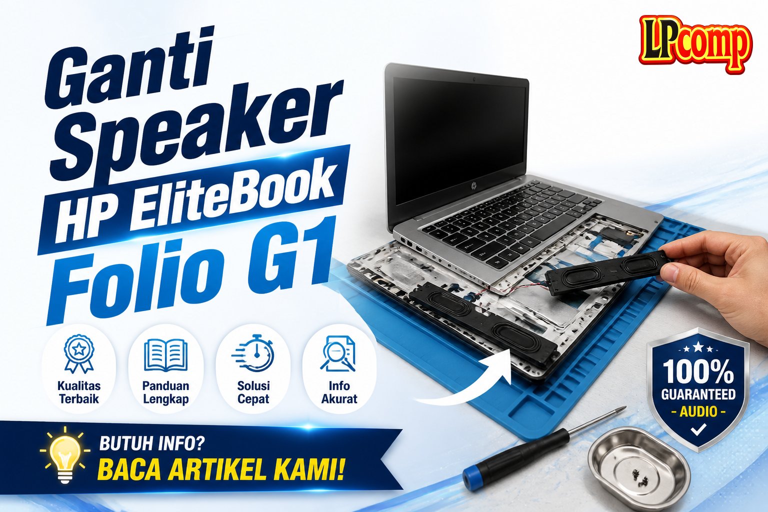 Ganti Speaker HP EliteBook Folio G1
