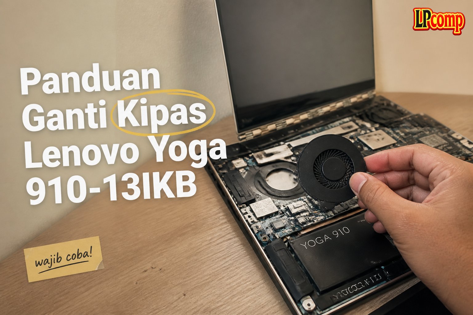 Panduan Ganti Kipas Lenovo Yoga 910-13IKB