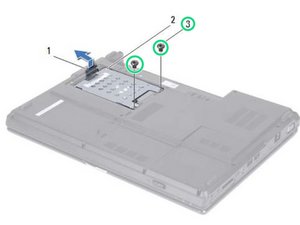 Langkah 11 — Pasang Screws yang Mengunci Hard Drive
