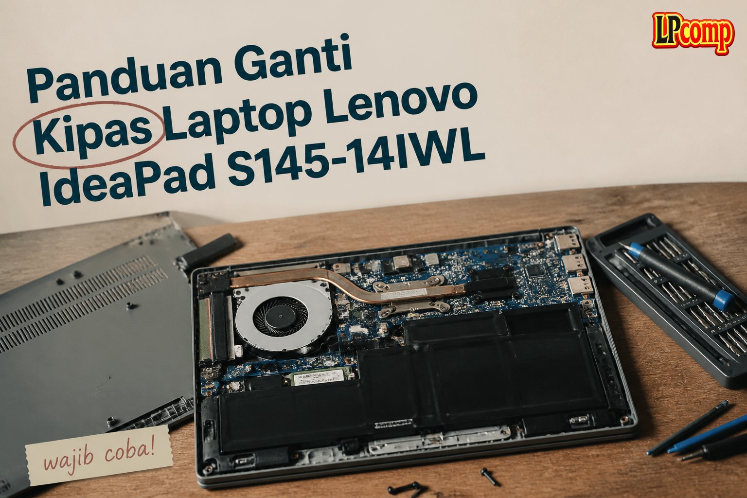 Panduan Ganti Kipas Laptop Lenovo IdeaPad S145-14IWL