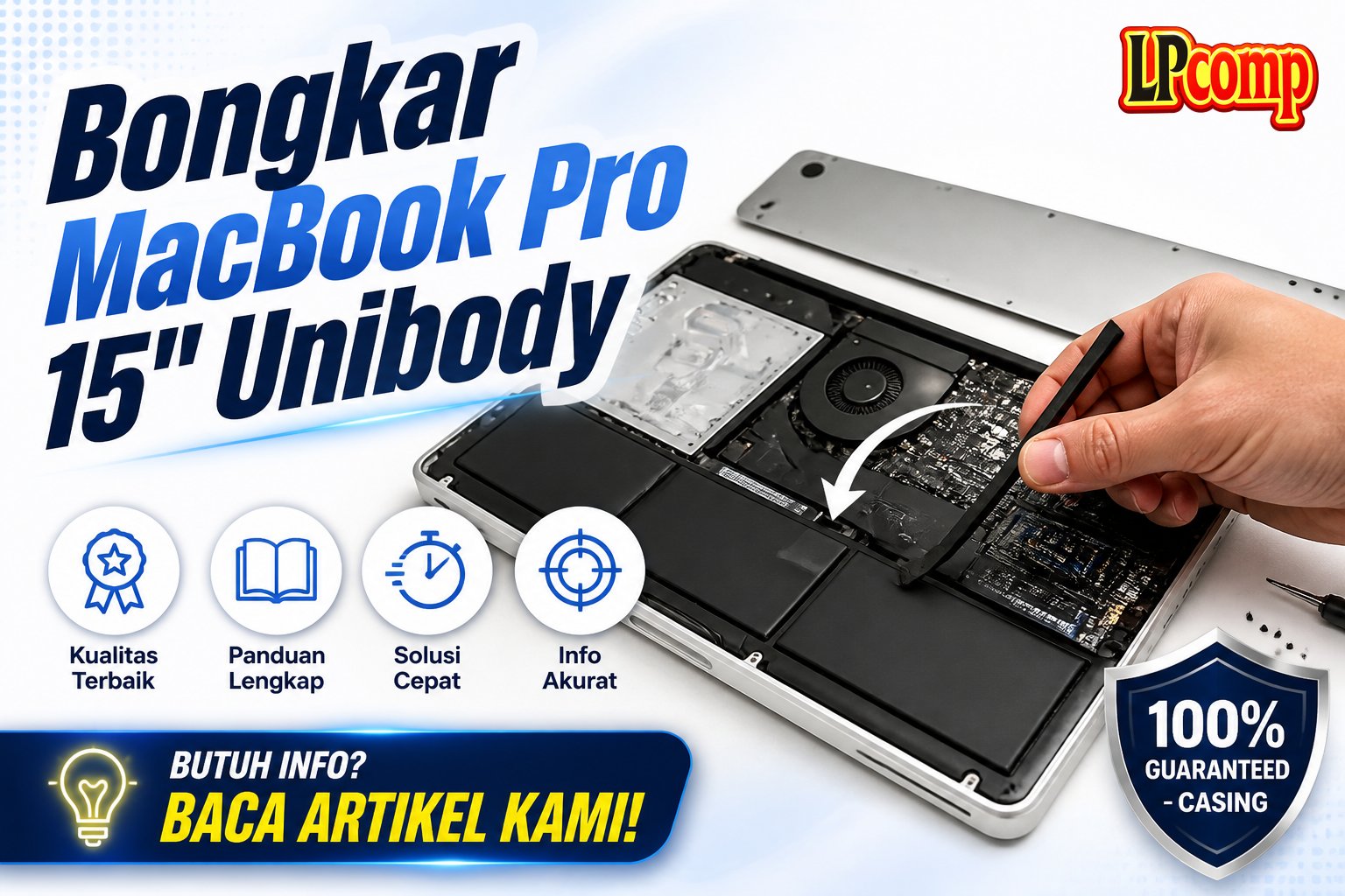 Bongkar MacBook Pro 15" Unibody
