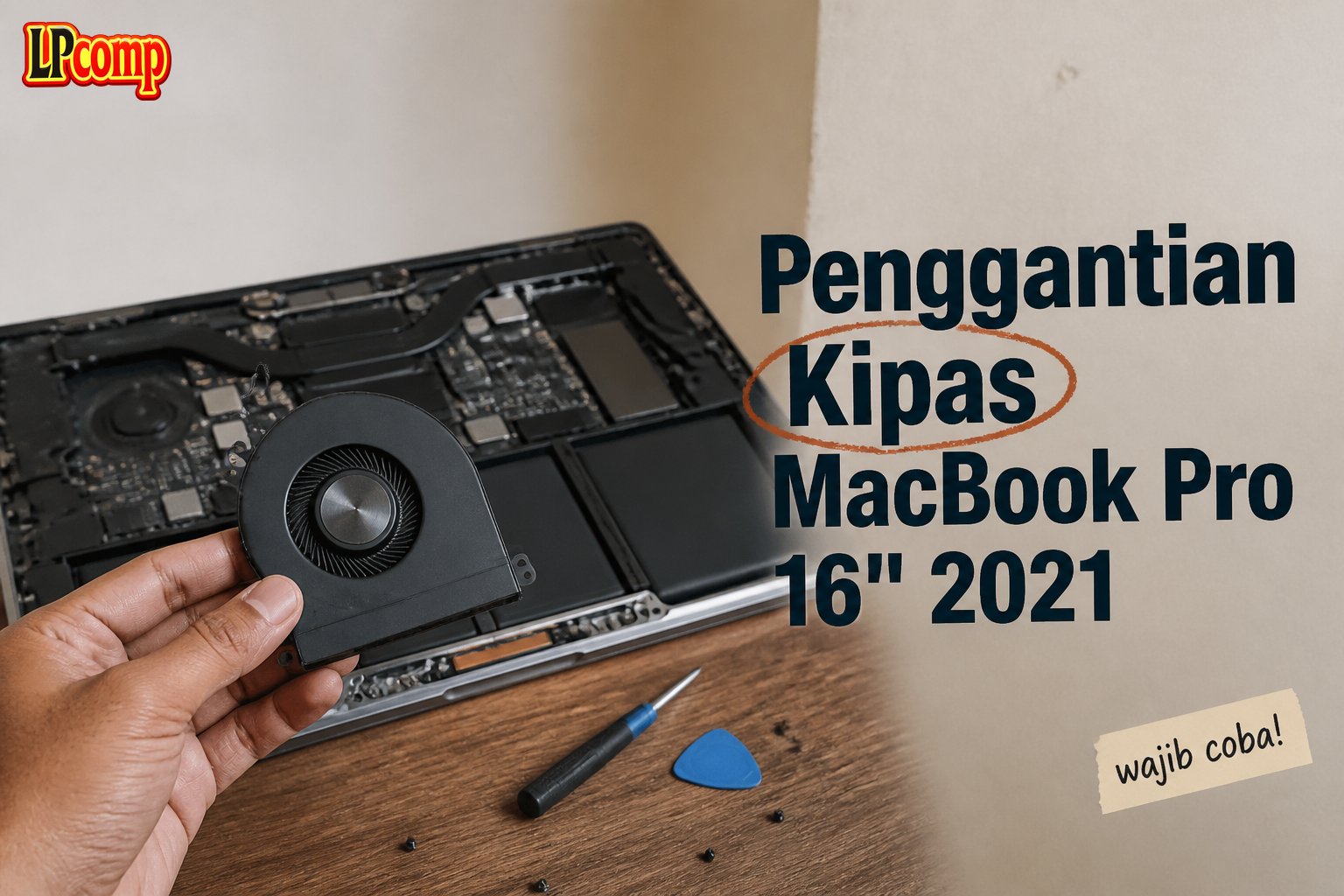 Penggantian Kipas MacBook Pro 16" 2021