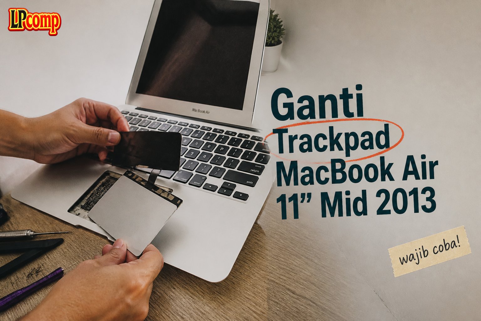 Ganti Trackpad MacBook Air 11" Mid 2013