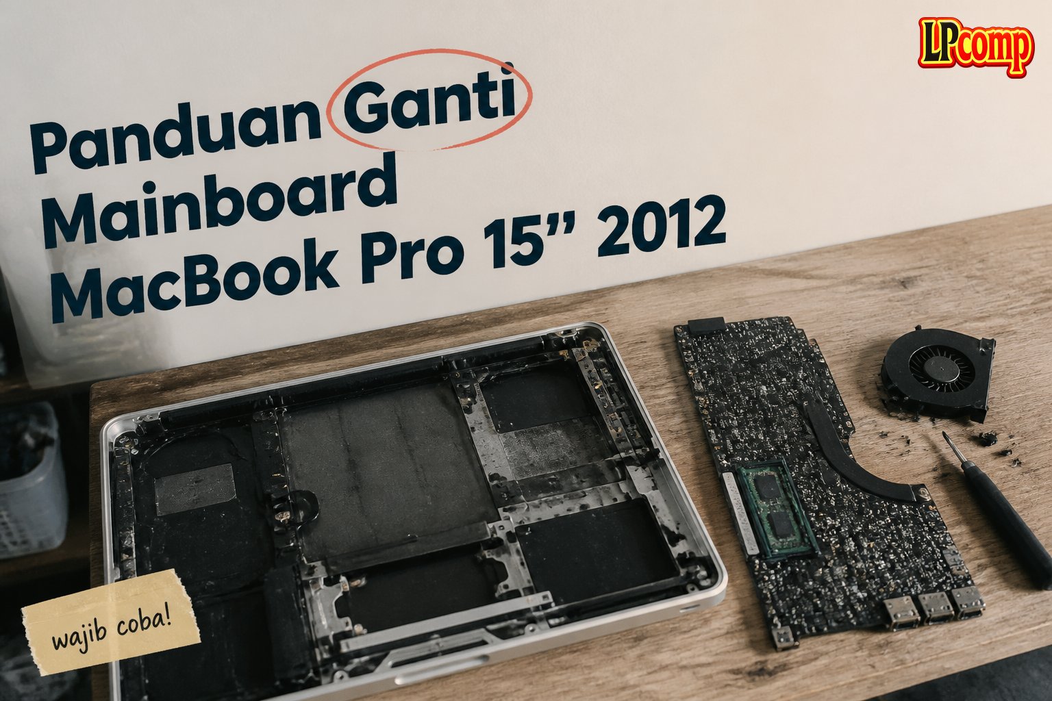 Panduan Ganti Mainboard MacBook Pro 15" 2012