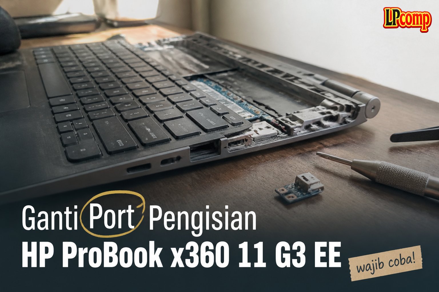 Ganti Port Pengisian HP ProBook x360 11 G3 EE