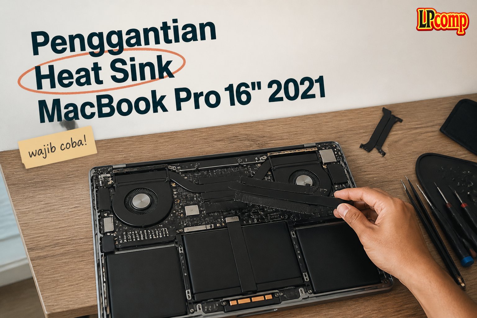 Penggantian Heat Sink MacBook Pro 16" 2021