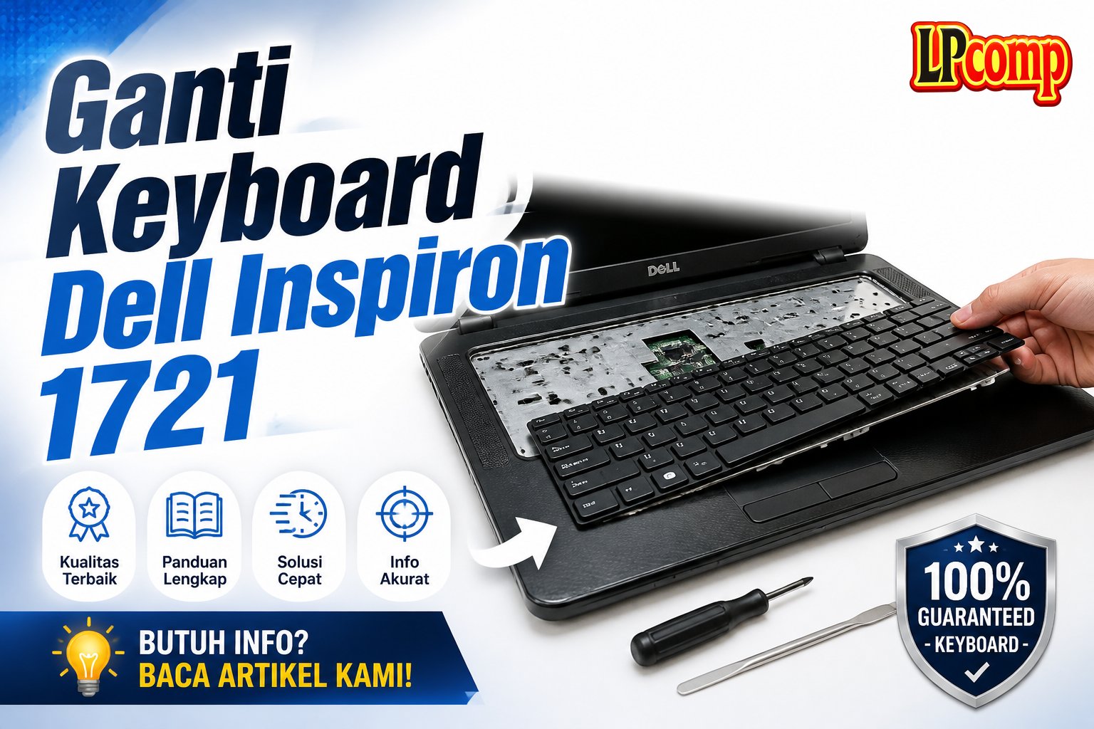 Ganti Keyboard Dell Inspiron 1721