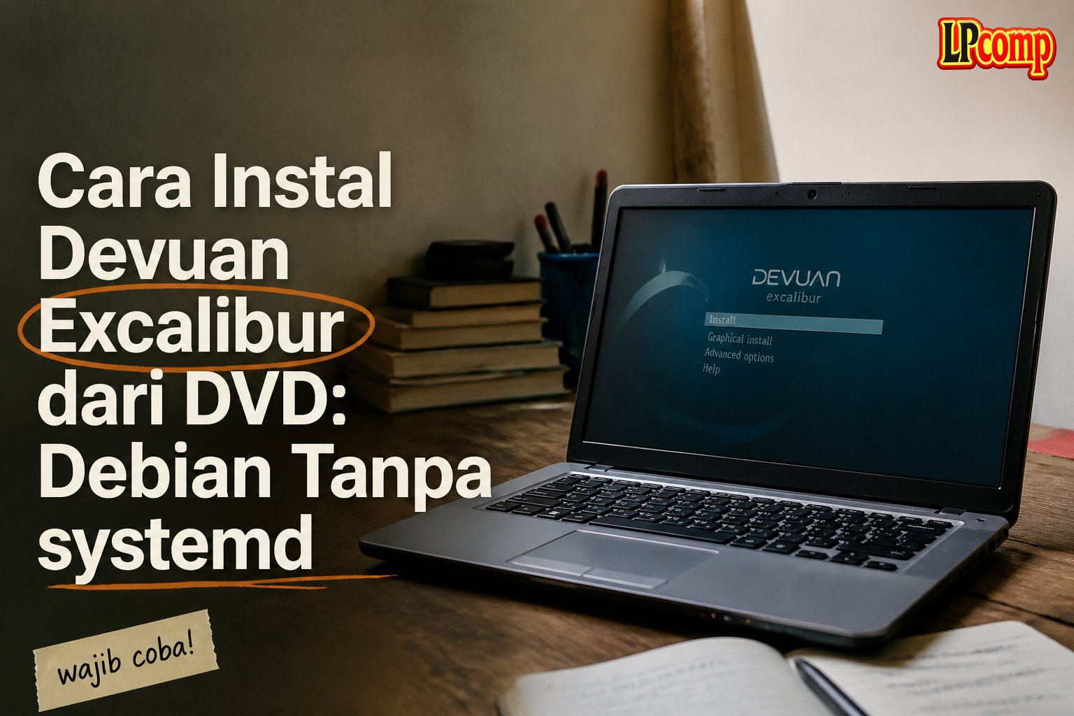 Cara Instal Devuan Excalibur dari DVD: Debian Tanpa systemd
