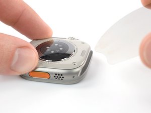 Langkah 3 — Lepaskan Adhesive Sensor