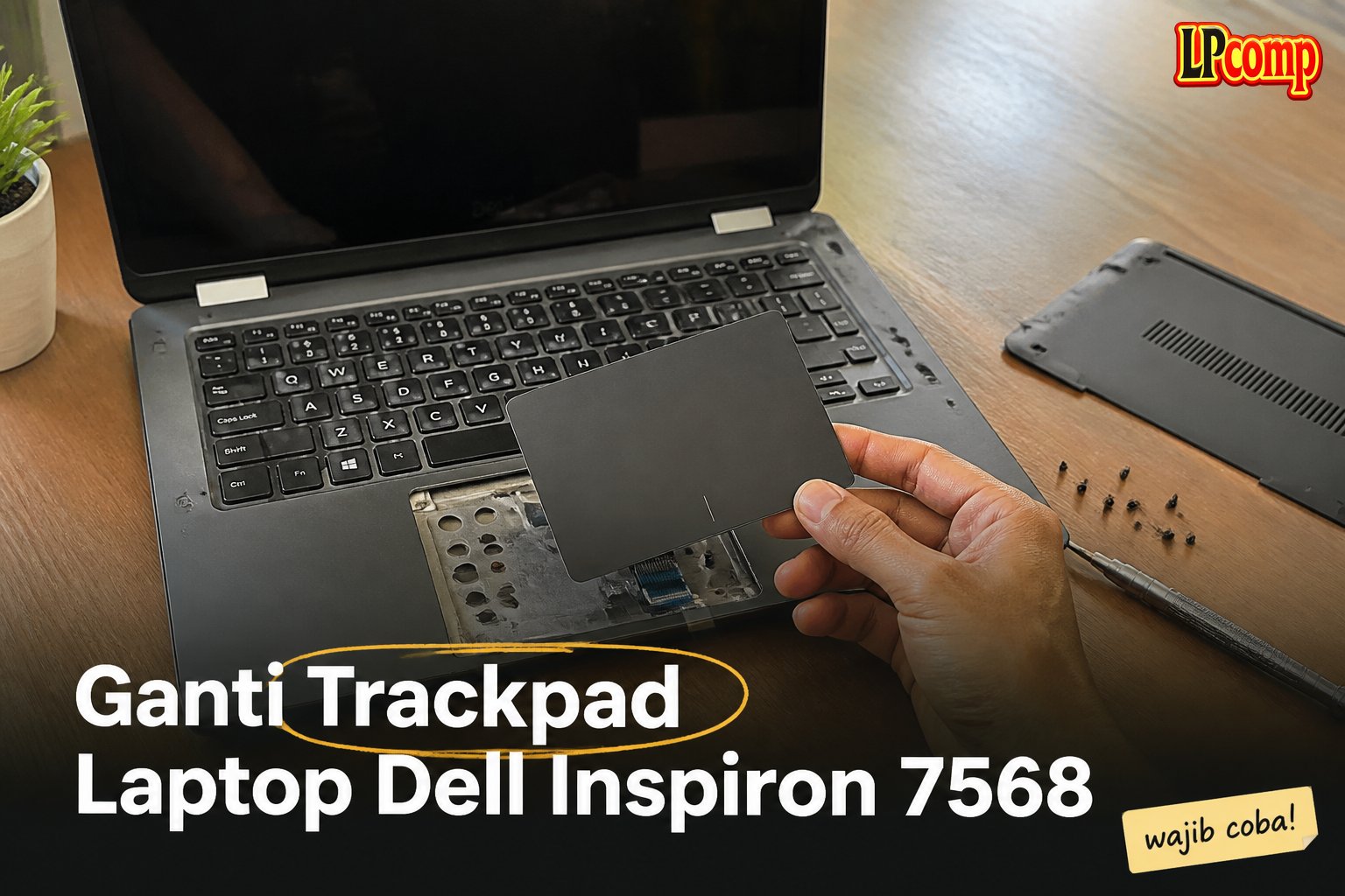 Ganti Trackpad Laptop Dell Inspiron 7568