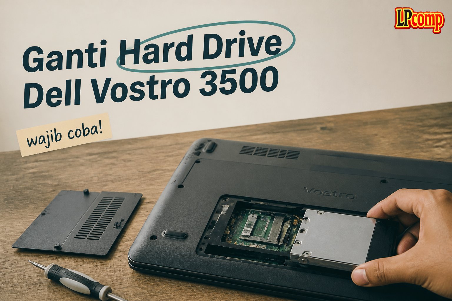 Ganti Hard Drive Dell Vostro 3500