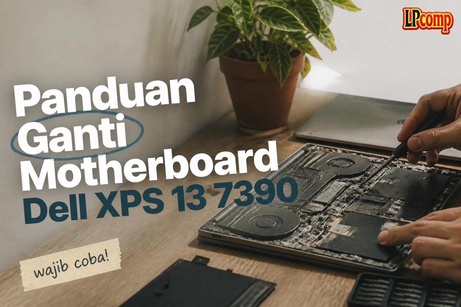 Panduan Ganti Motherboard Dell XPS 13 7390