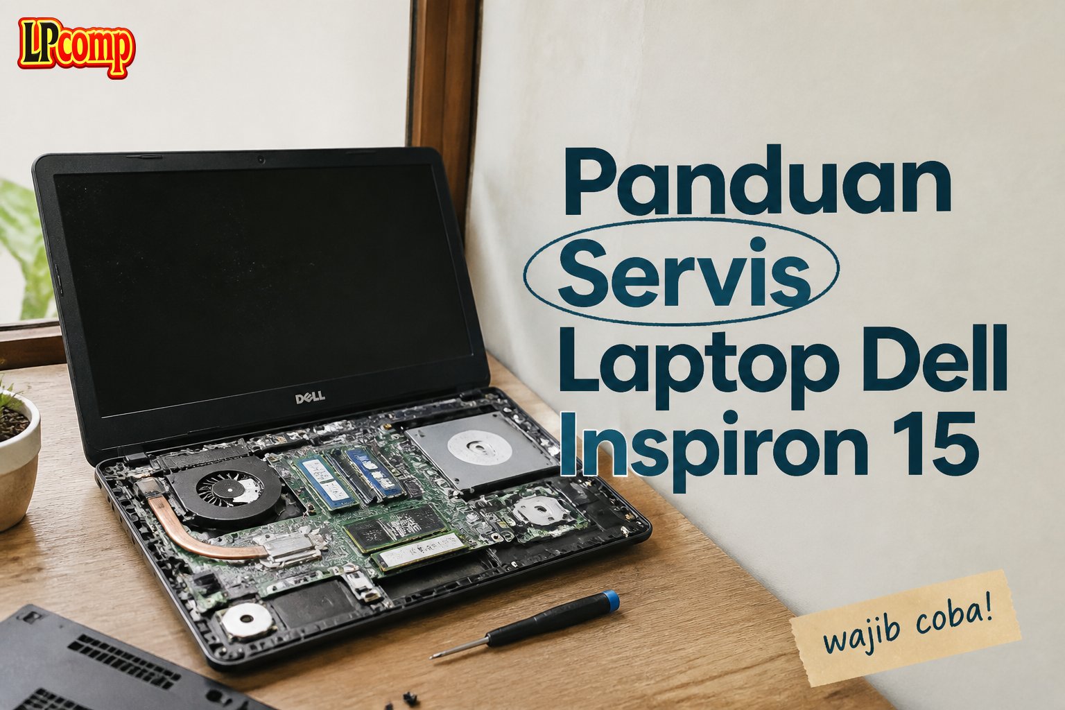 Panduan Servis Laptop Dell Inspiron 15