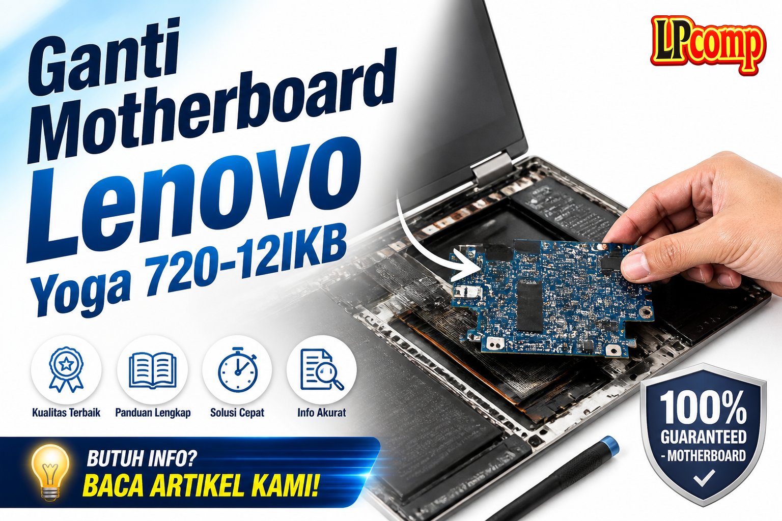 Ganti Motherboard Lenovo Yoga 720-12IKB