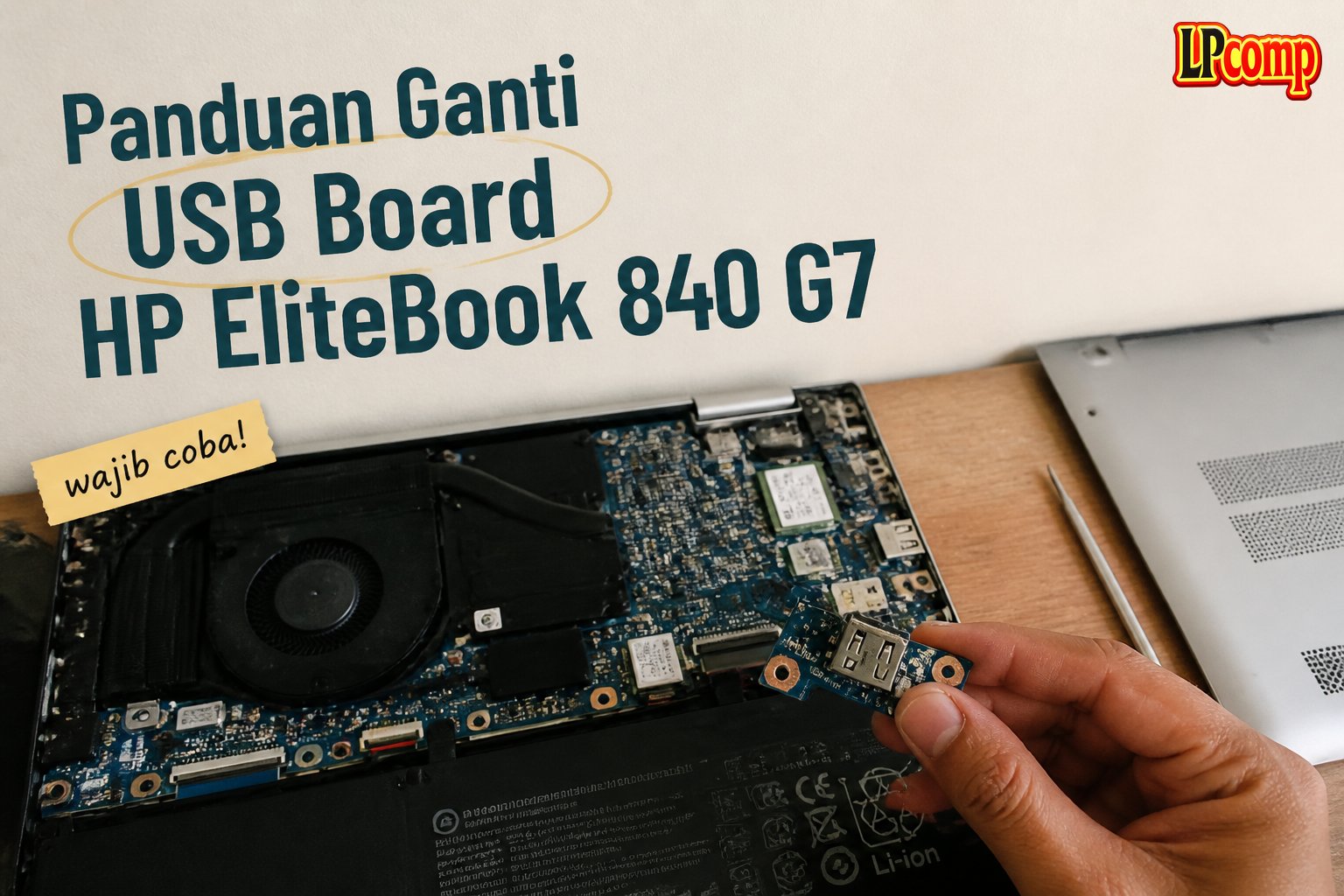 Panduan Ganti USB Board HP EliteBook 840 G7