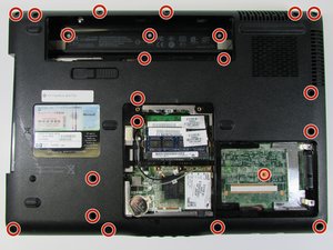 Langkah 3 — Melepas Kabel WiFi dan Antena