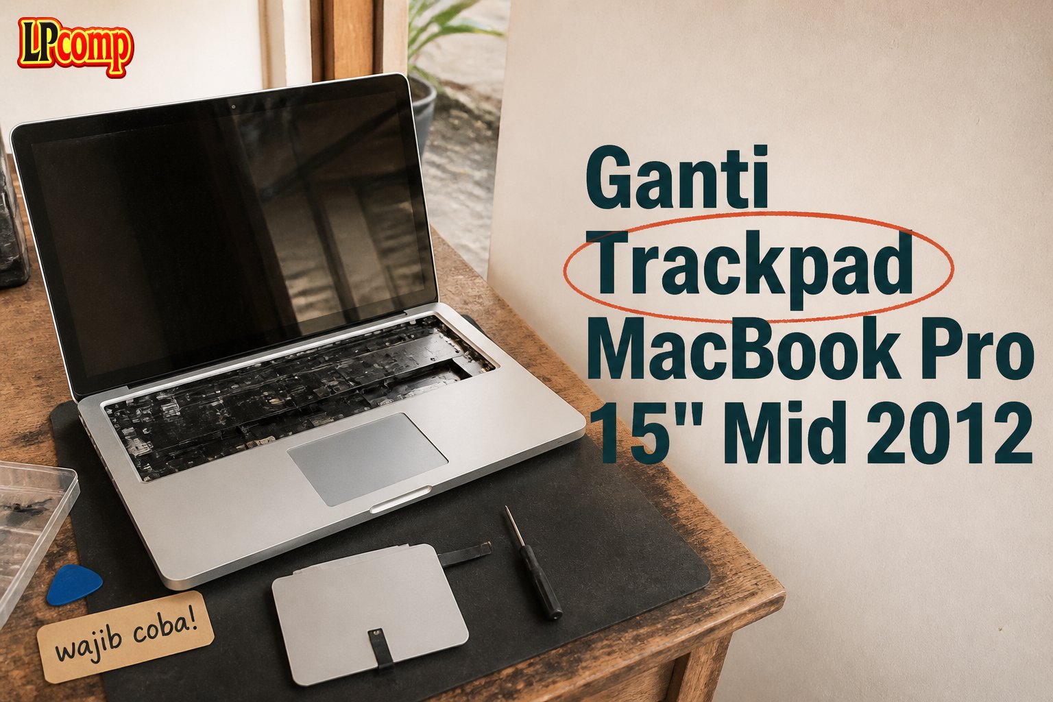 Ganti Trackpad MacBook Pro 15" Mid 2012