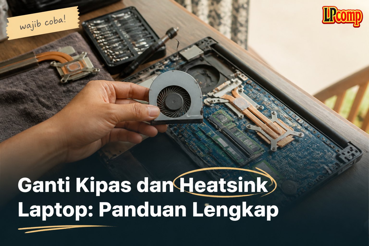 Ganti Kipas dan Heatsink Laptop: Panduan Lengkap