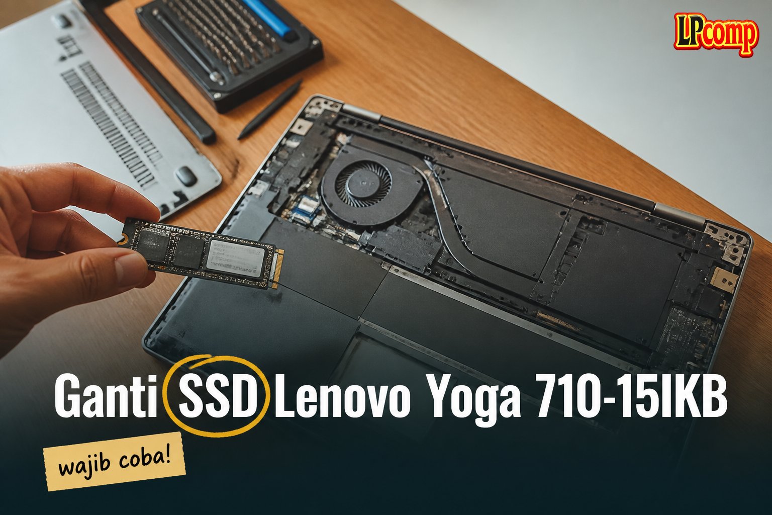 Ganti SSD Lenovo Yoga 710-15IKB