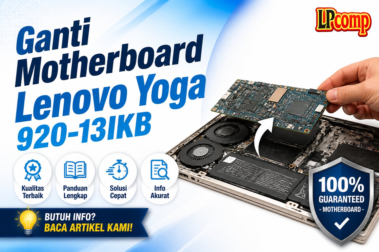 Ganti Motherboard Lenovo Yoga 920-13IKB