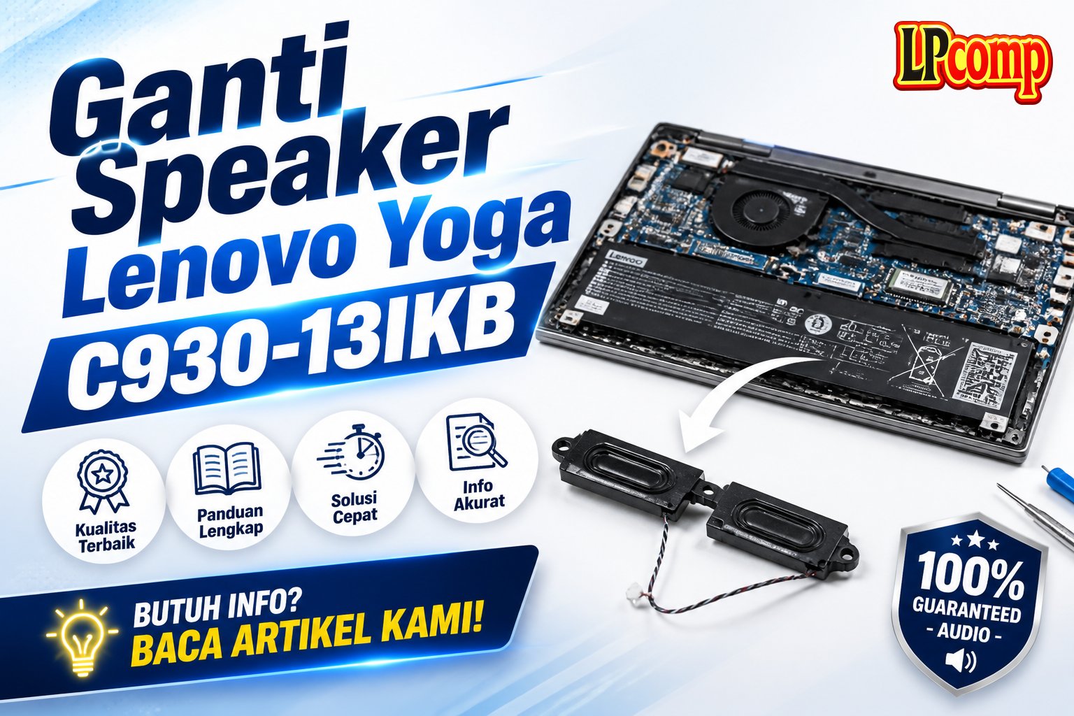 Ganti Speaker Lenovo Yoga C930-13IKB