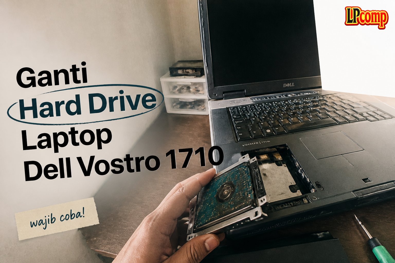Ganti Hard Drive Laptop Dell Vostro 1710