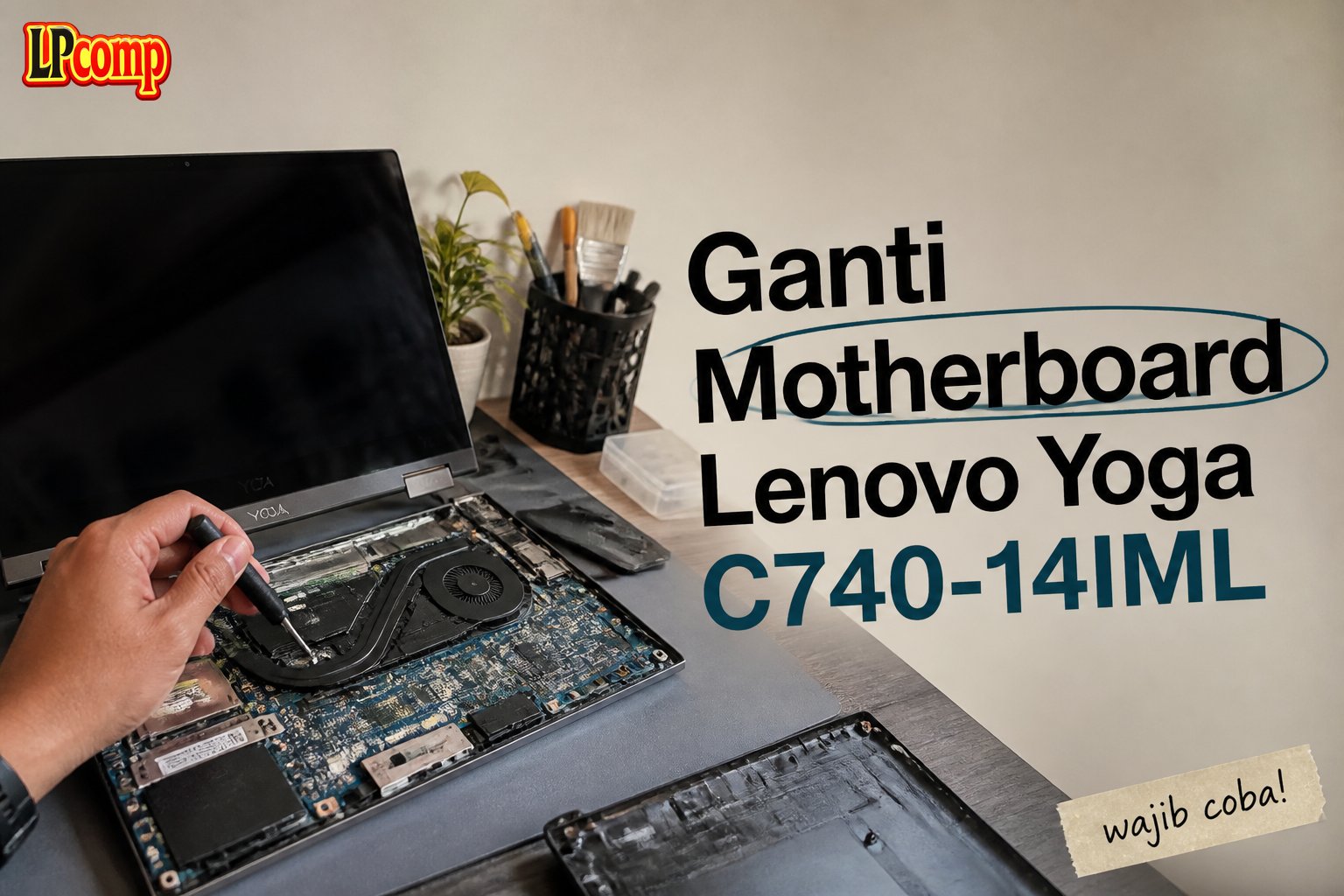 Ganti Motherboard Lenovo Yoga C740-14IML