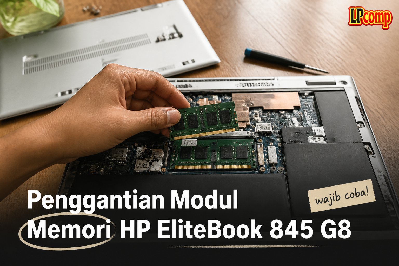 Penggantian Modul Memori HP EliteBook 845 G8