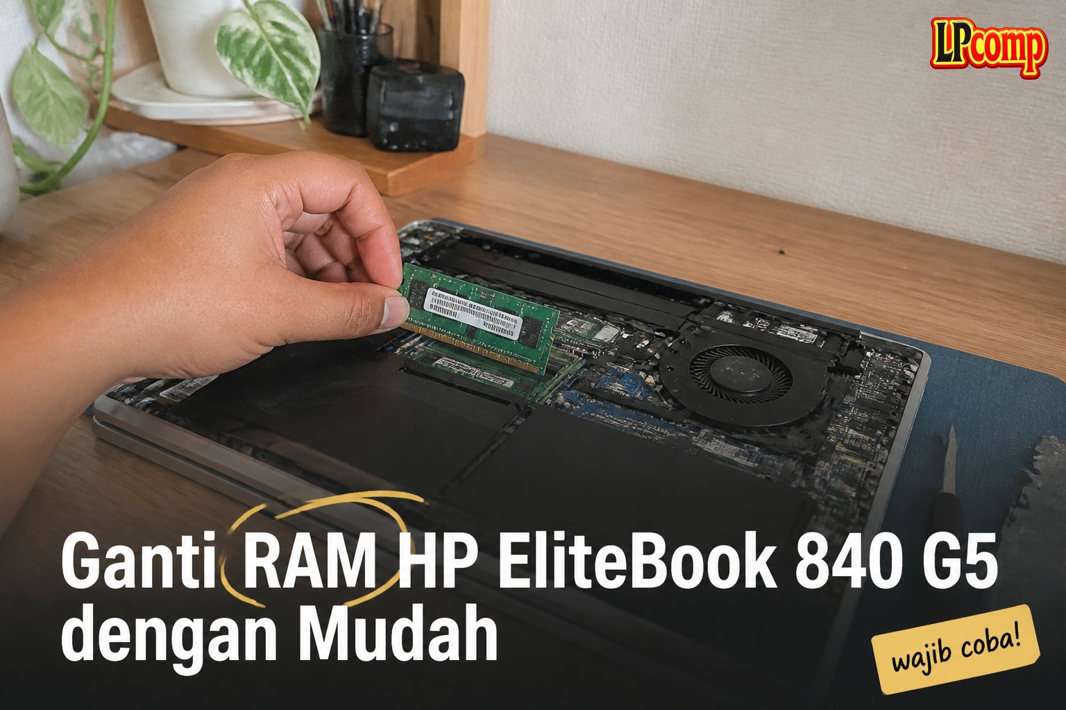 Ganti RAM HP EliteBook 840 G5 dengan Mudah