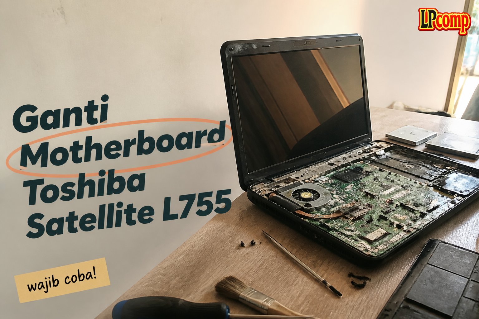 Ganti Motherboard Toshiba Satellite L755