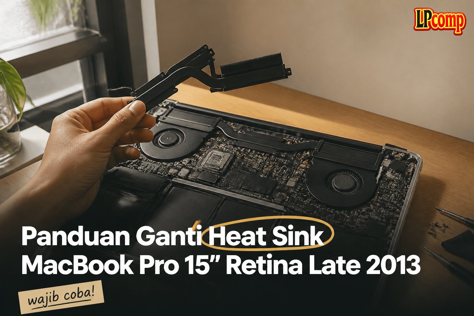 Panduan Ganti Heat Sink MacBook Pro 15" Retina Late 2013