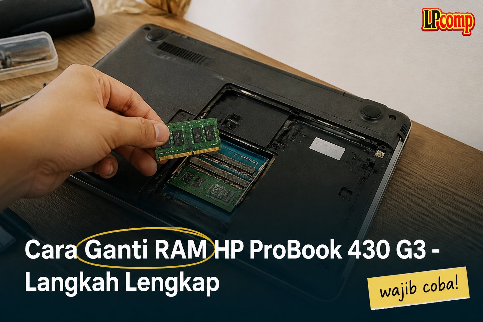 Cara Ganti RAM HP ProBook 430 G3 - Langkah Lengkap