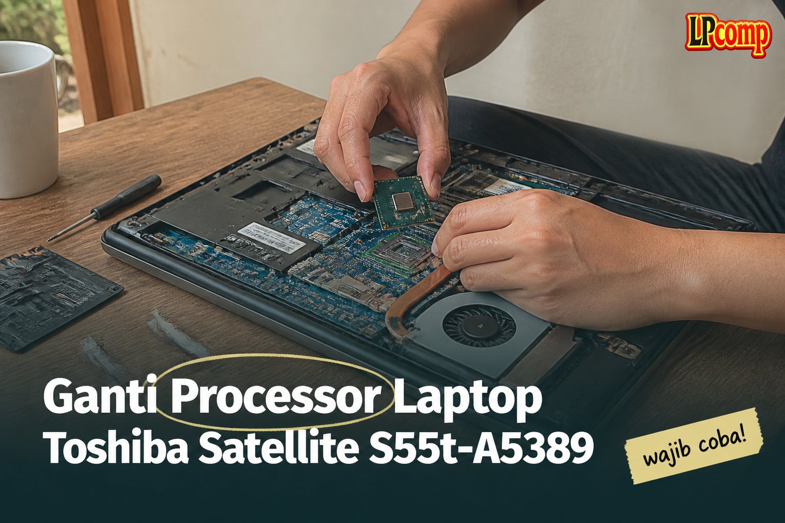 Ganti Processor Laptop Toshiba Satellite S55t-A5389