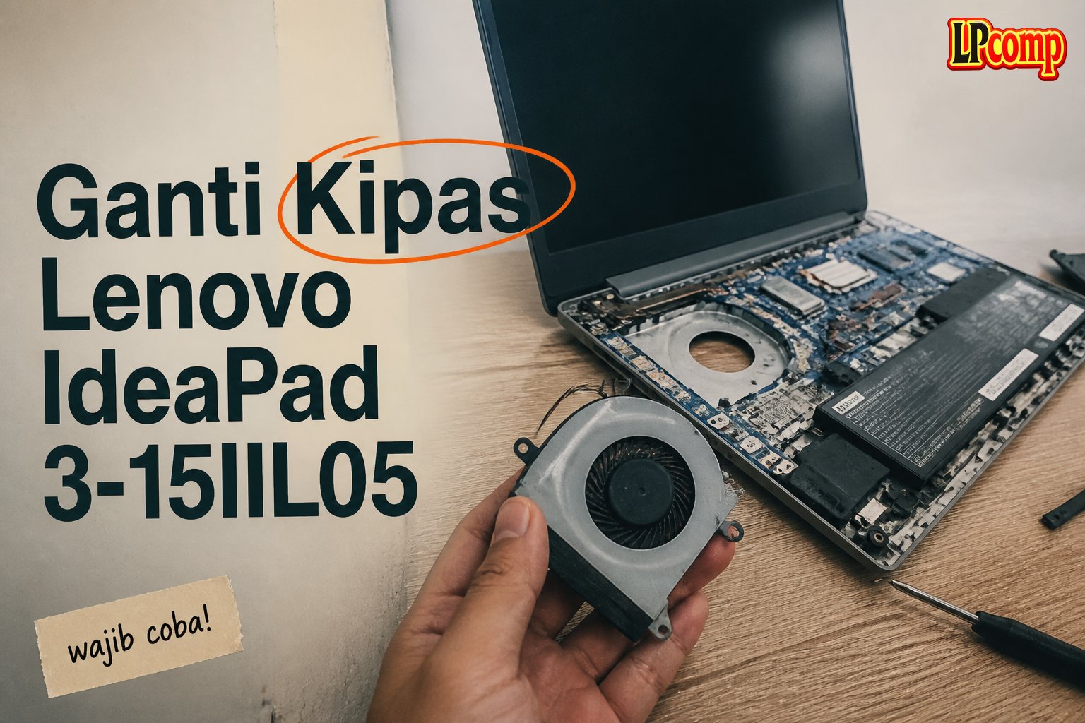 Ganti Kipas Lenovo IdeaPad 3-15IIL05