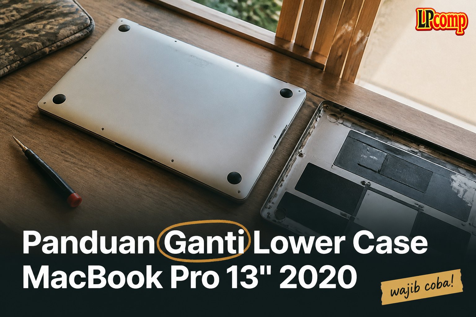Panduan Ganti Lower Case MacBook Pro 13" 2020