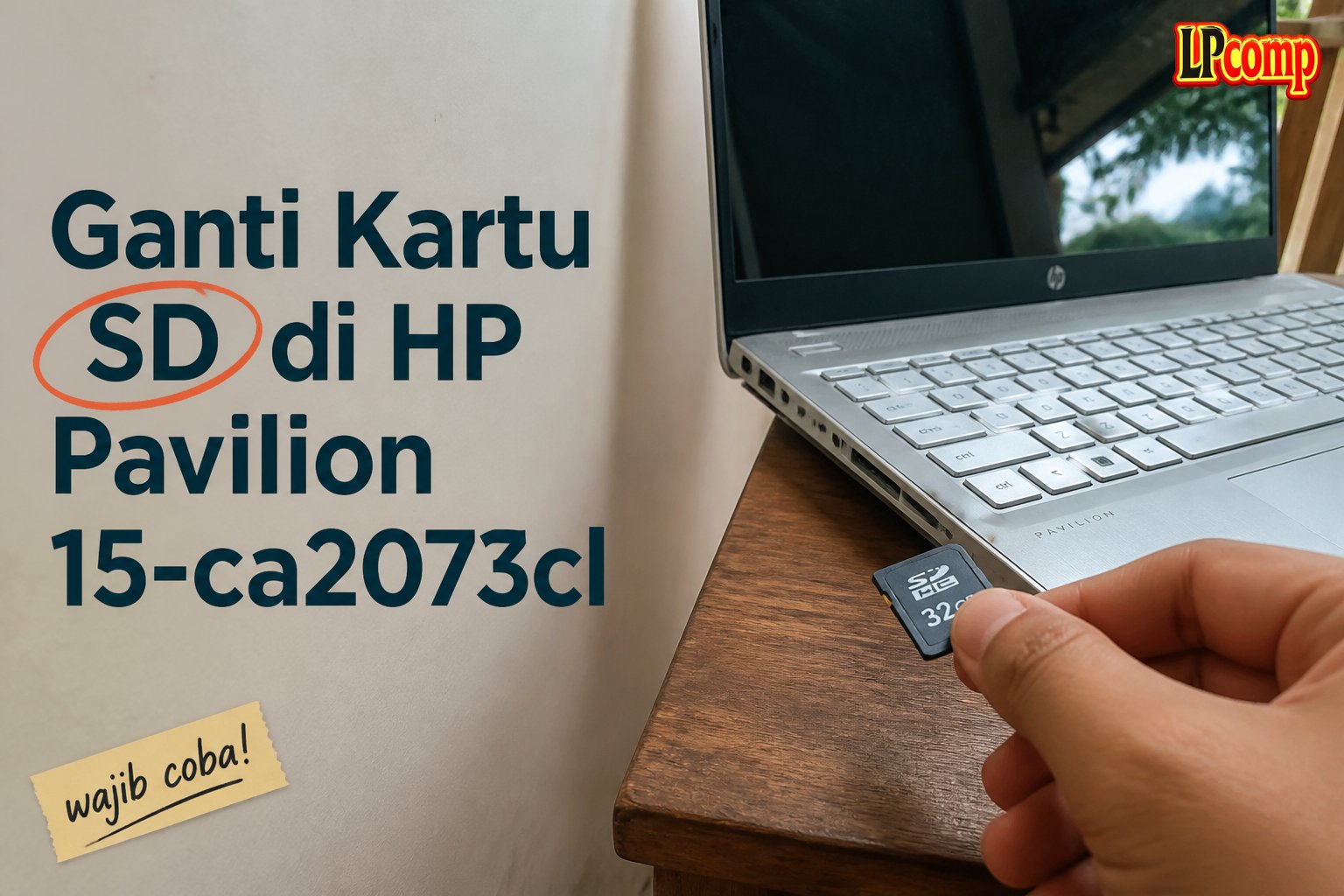 Ganti Kartu SD di HP Pavilion 15-ca2073cl