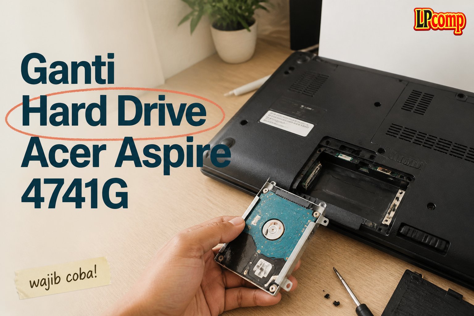 Ganti Hard Drive Acer Aspire 4741G