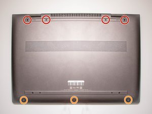Langkah 1 — Membuka Panel Belakang Laptop