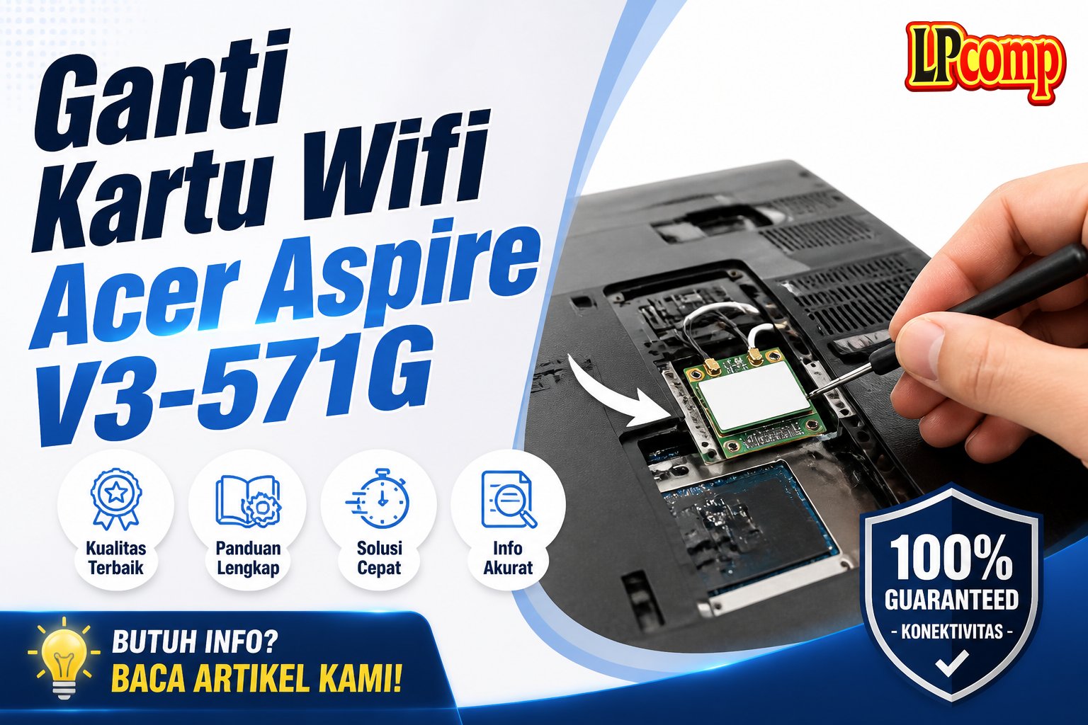 Ganti Kartu Wifi Acer Aspire V3-571G