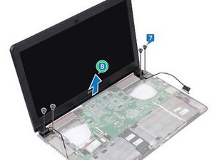 Langkah 8 — Angkat Display Assembly