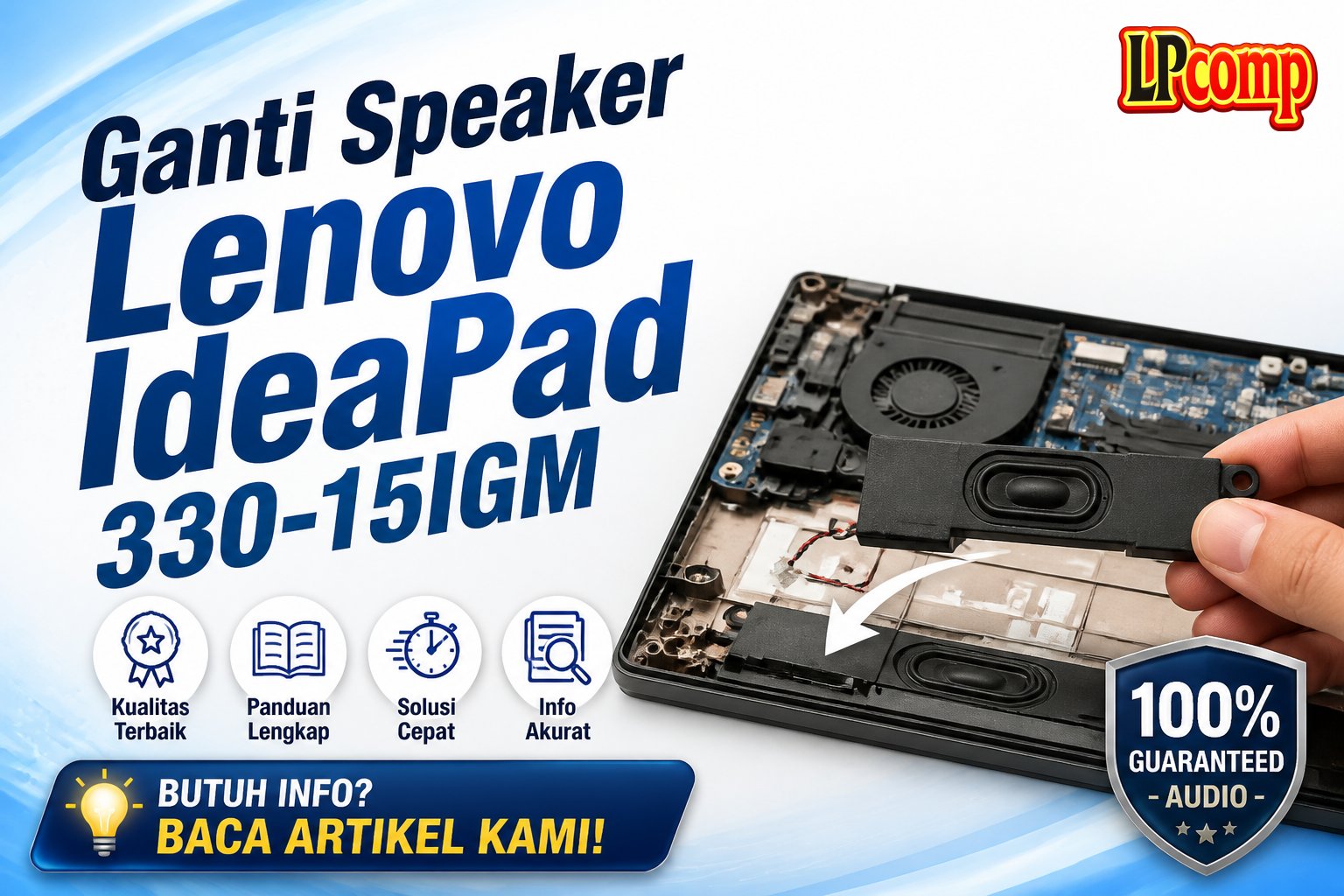 Ganti Speaker Lenovo IdeaPad 330-15IGM