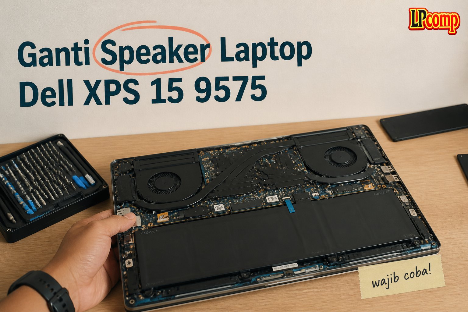 Ganti Speaker Laptop Dell XPS 15 9575